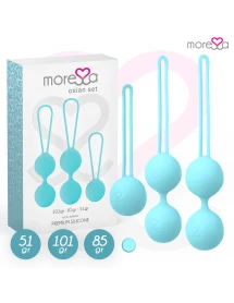 Moressa - osian set osian one; 51 gr / osian two; 101 gr / osian three 85 gr premium silicona turquesa