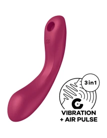 Satisfyer - curve trinity 1 air pulse vibration gris
